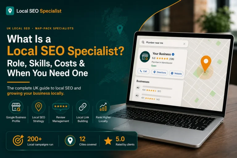 Local SEO specialist helping businesses improve Google Maps, local search rankings and online visibility